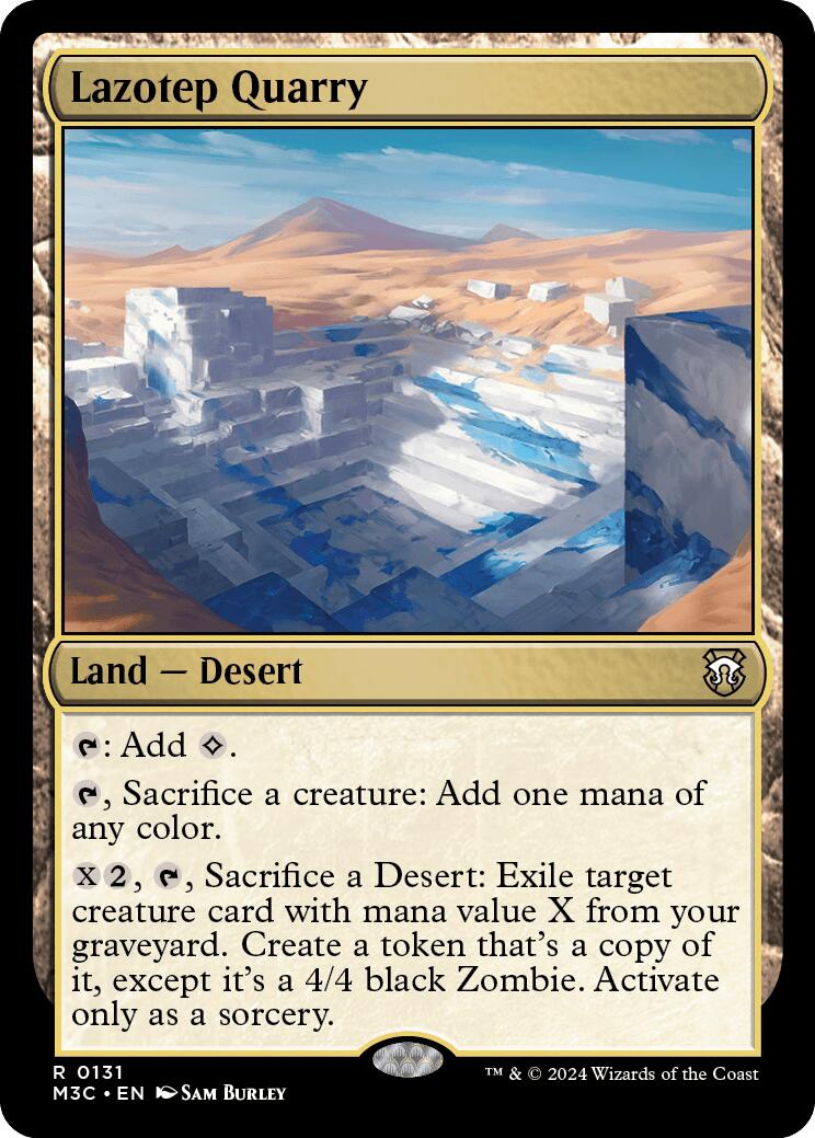 Lazotep Quarry [Modern Horizons 3 Commander] | Gamer Loot