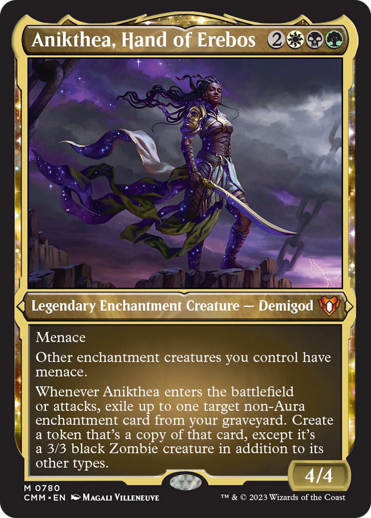 Anikthea, Hand of Erebos (Display Commander) (Foil Etched) [Commander Masters] | Gamer Loot