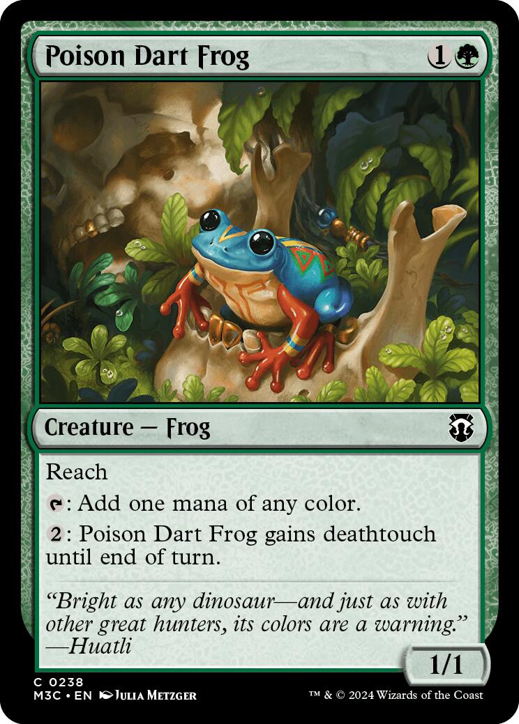 Poison Dart Frog [Modern Horizons 3 Commander] | Gamer Loot