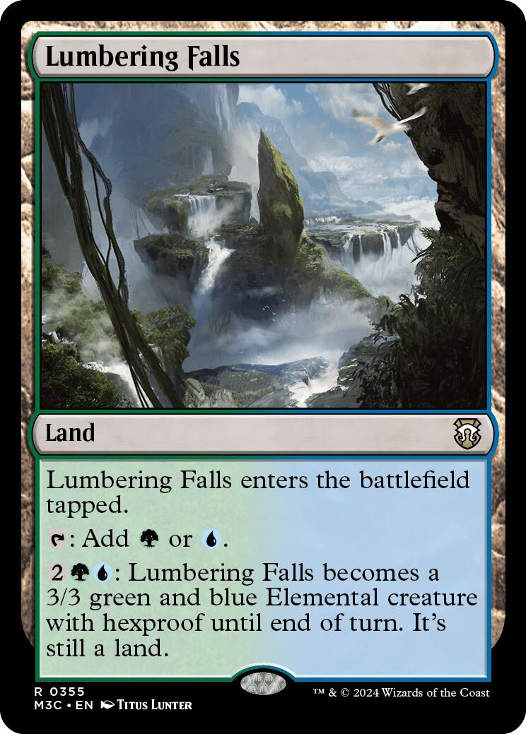 Lumbering Falls [Modern Horizons 3 Commander] | Gamer Loot