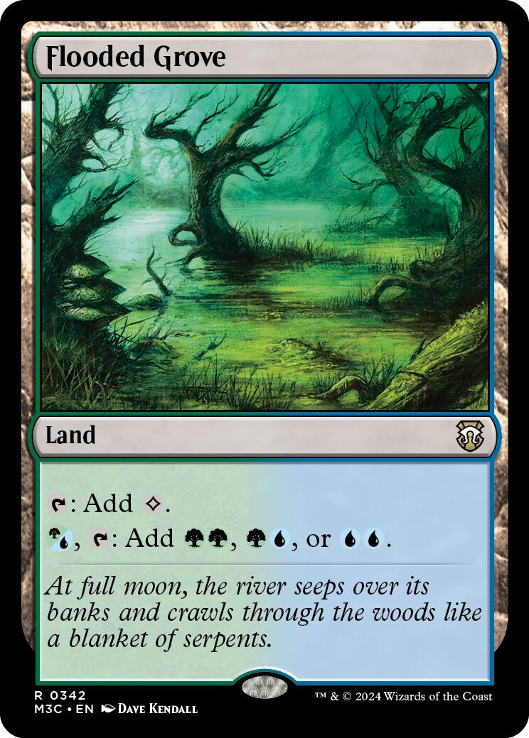 Flooded Grove [Modern Horizons 3 Commander] | Gamer Loot