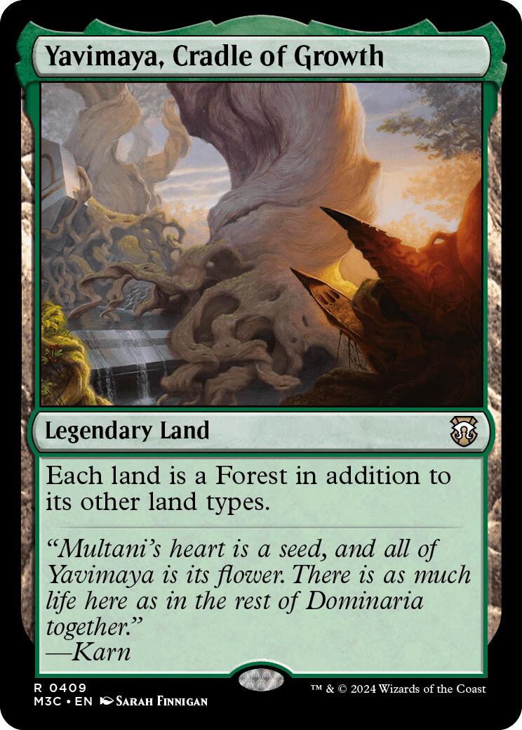 Yavimaya, Cradle of Growth [Modern Horizons 3 Commander] | Gamer Loot