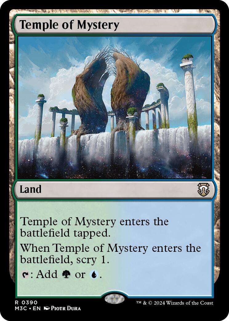 Temple of Mystery [Modern Horizons 3 Commander] | Gamer Loot