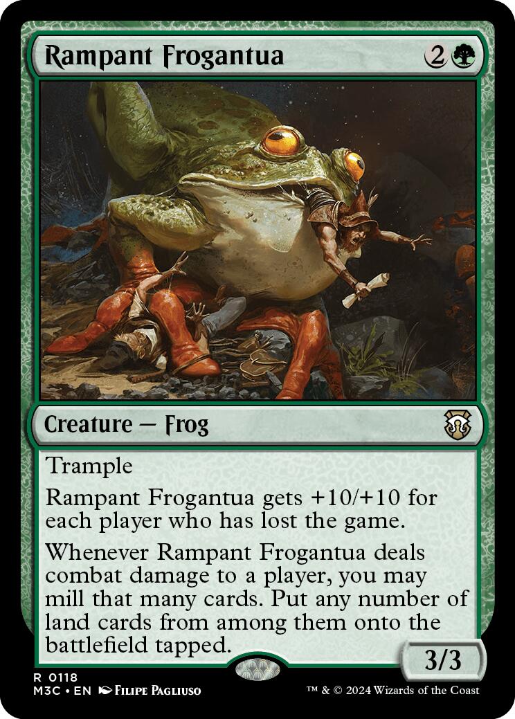 Rampant Frogantua [Modern Horizons 3 Commander] | Gamer Loot