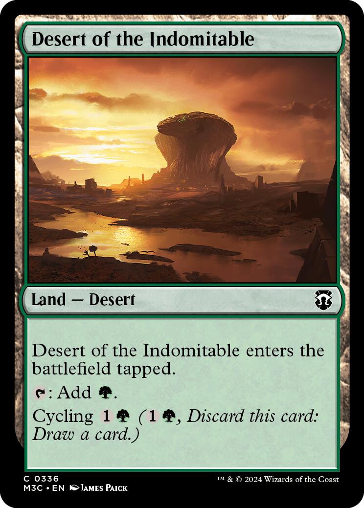 Desert of the Indomitable [Modern Horizons 3 Commander] | Gamer Loot