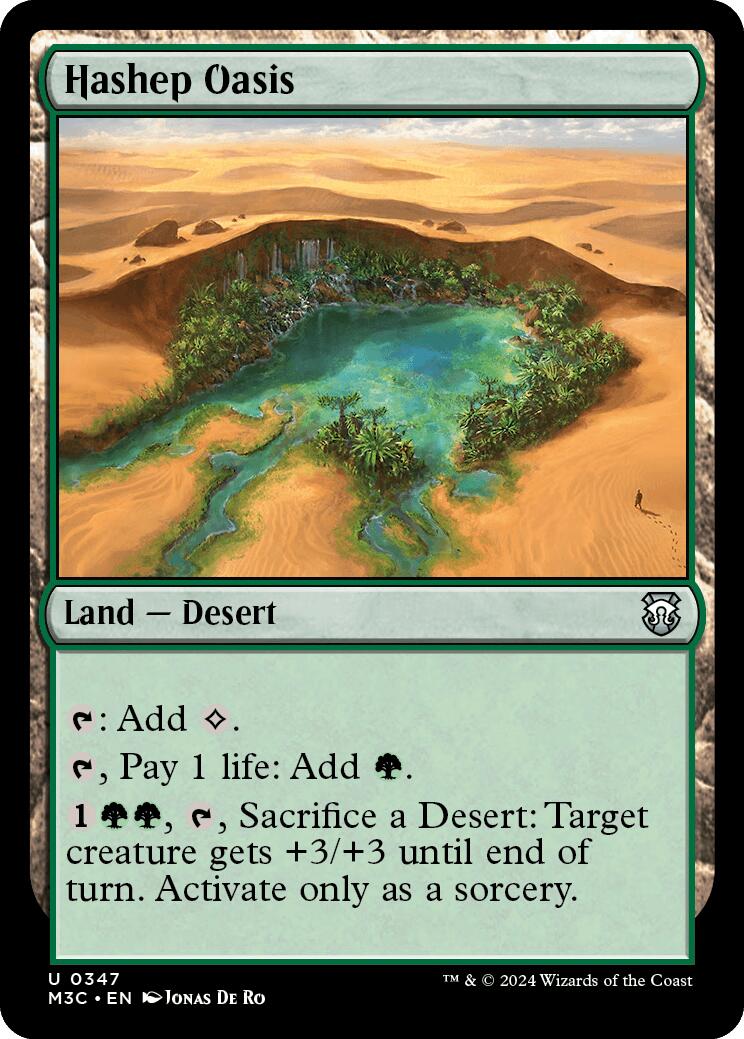 Hashep Oasis [Modern Horizons 3 Commander] | Gamer Loot