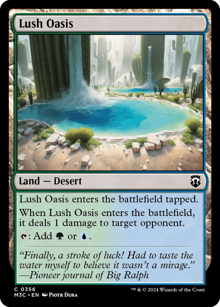 Lush Oasis [Modern Horizons 3 Commander] | Gamer Loot