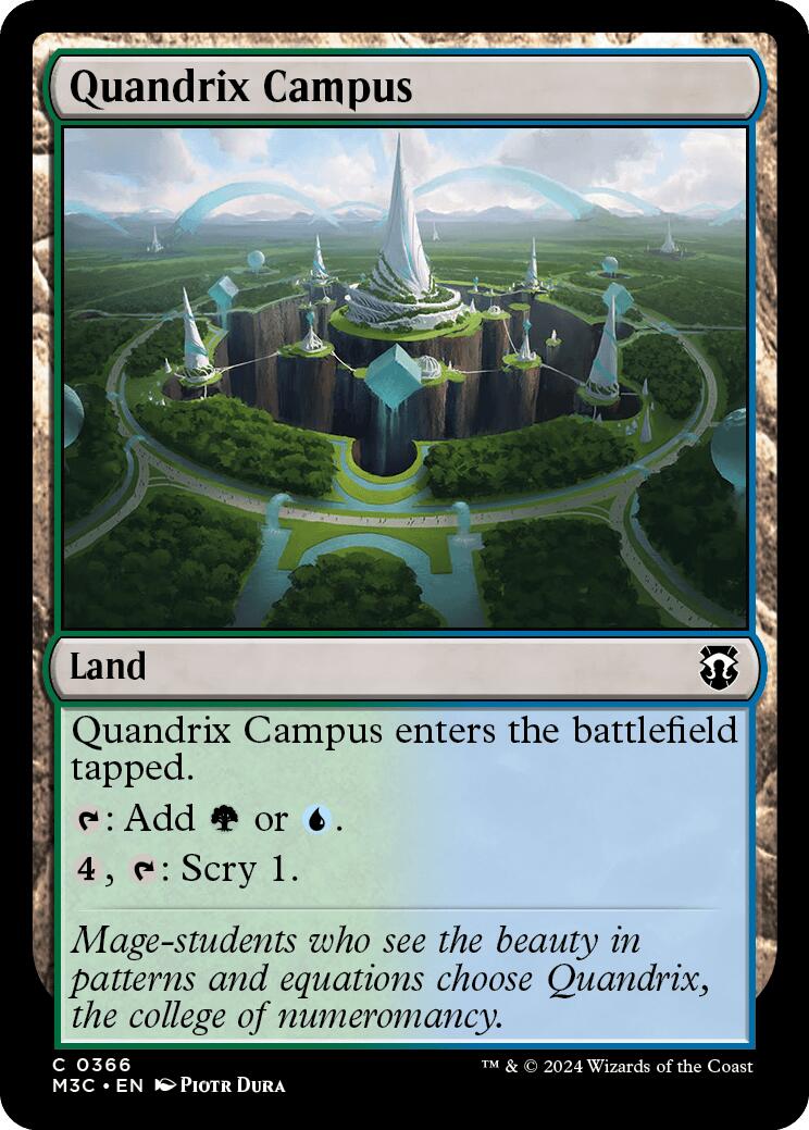 Quandrix Campus [Modern Horizons 3 Commander] | Gamer Loot