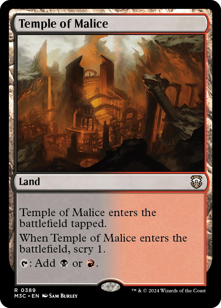 Temple of Malice [Modern Horizons 3 Commander] | Gamer Loot