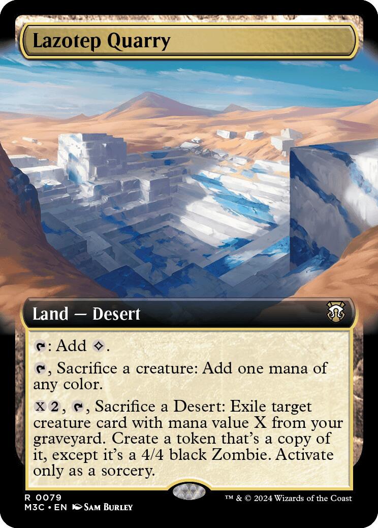 Lazotep Quarry (Extended Art) (Ripple Foil) [Modern Horizons 3 Commander] | Gamer Loot