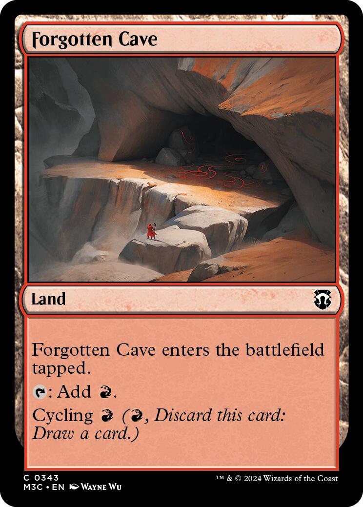 Forgotten Cave [Modern Horizons 3 Commander] | Gamer Loot