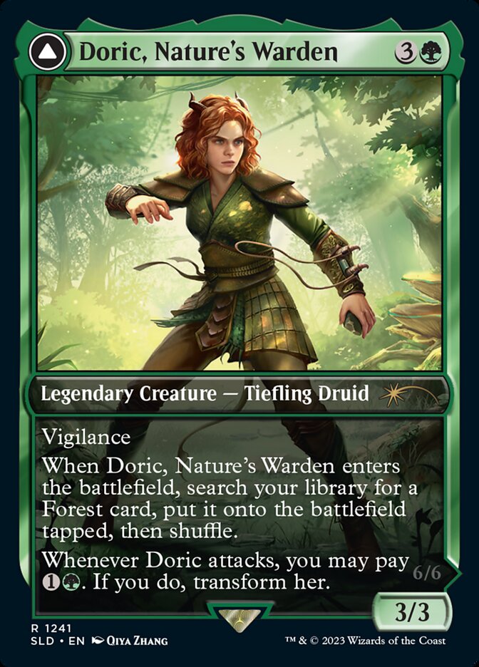 Doric, Nature's Warden // Doric, Owlbear Avenger [Secret Lair Drop Series] | Gamer Loot