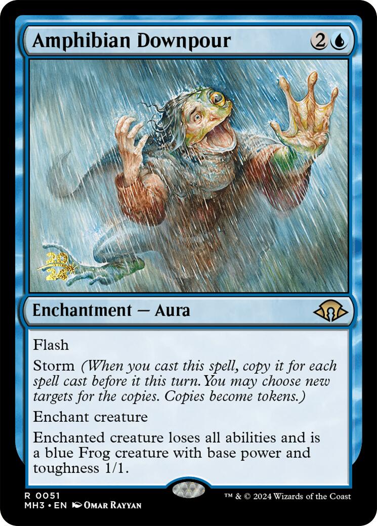 Amphibian Downpour [Modern Horizons 3 Prerelease Promos] | Gamer Loot