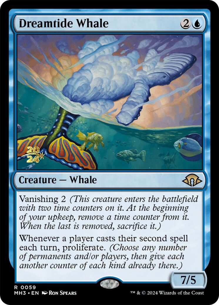 Dreamtide Whale [Modern Horizons 3 Prerelease Promos] | Gamer Loot