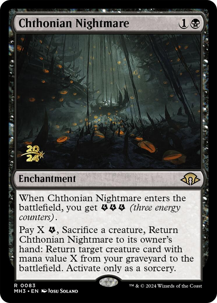 Chthonian Nightmare [Modern Horizons 3 Prerelease Promos] | Gamer Loot