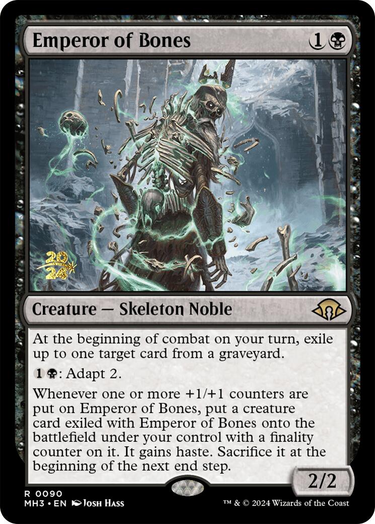 Emperor of Bones [Modern Horizons 3 Prerelease Promos] | Gamer Loot