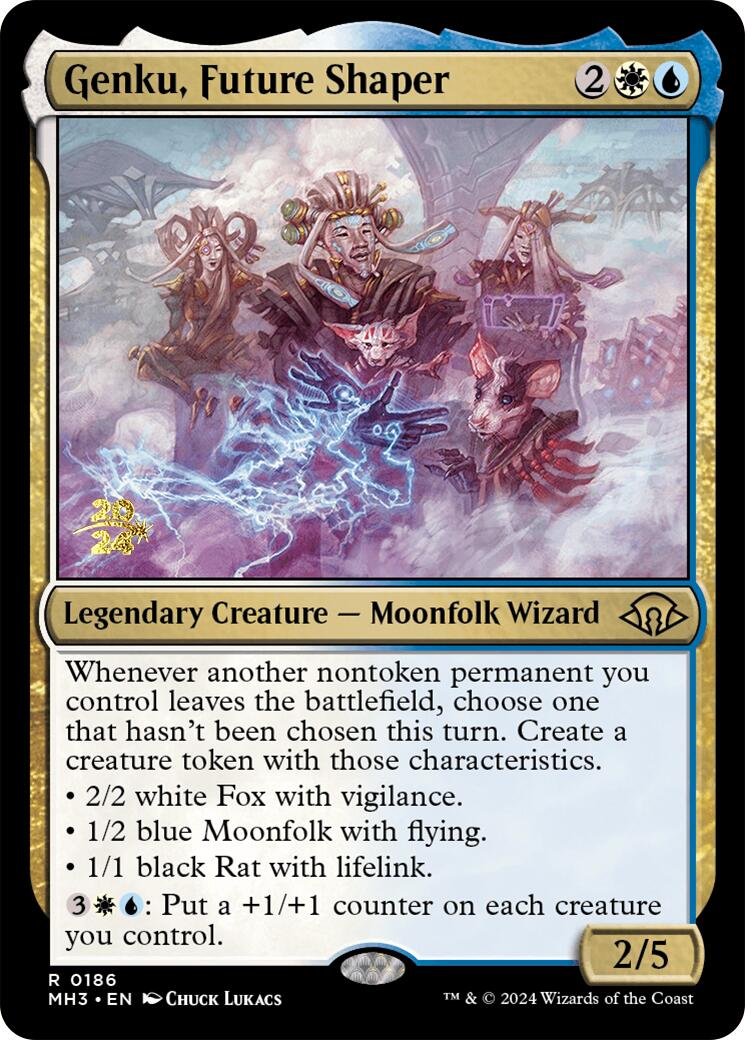 Genku, Future Shaper [Modern Horizons 3 Prerelease Promos] | Gamer Loot