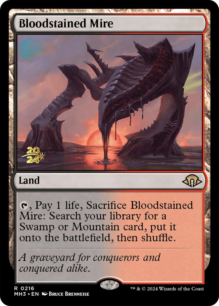 Bloodstained Mire [Modern Horizons 3 Prerelease Promos] | Gamer Loot