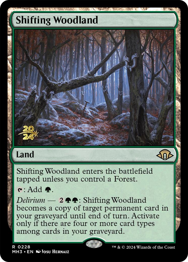 Shifting Woodland [Modern Horizons 3 Prerelease Promos] | Gamer Loot