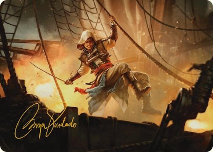 Edward Kenway Art Card (Gold-Stamped Signature) [Assassin's Creed Art Series] | Gamer Loot