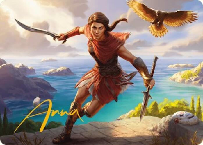 Kassandra, Eagle Bearer Art Card (Gold-Stamped Signature) [Assassin's Creed Art Series] | Gamer Loot