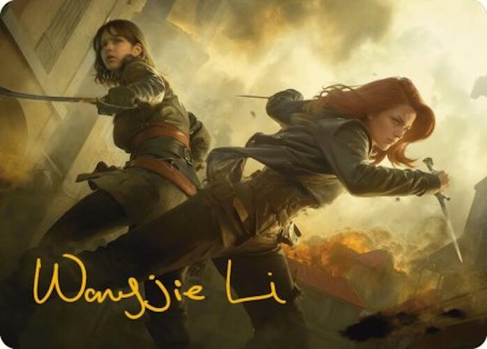 Mary Read and Anne Bonny Art Card (Gold-Stamped Signature) [Assassin's Creed Art Series] | Gamer Loot