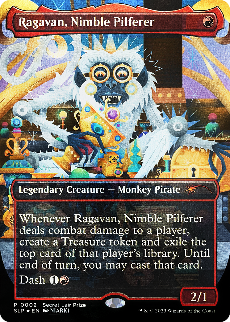 Ragavan, Nimble Pilferer (Borderless) [Secret Lair Showdown] | Gamer Loot