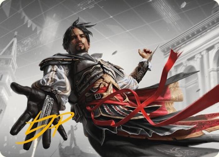 Ezio Auditore da Firenze Art Card (Gold-Stamped Signature) [Assassin's Creed Art Series] | Gamer Loot