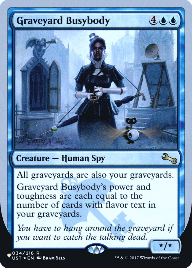 Graveyard Busybody (Unfinity Foil Edition) [The List] | Gamer Loot