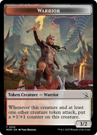 Warrior // Phyrexian Hydra (0012) Double-Sided Token [March of the Machine Tokens] | Gamer Loot