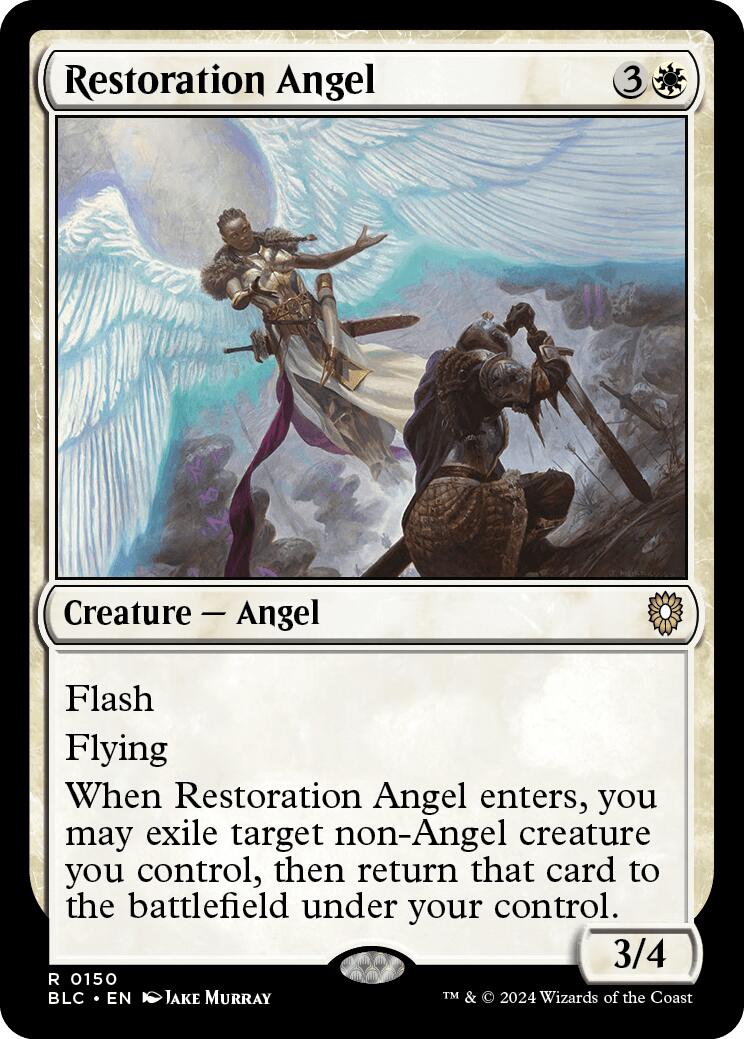 Restoration Angel [Bloomburrow Commander] | Gamer Loot