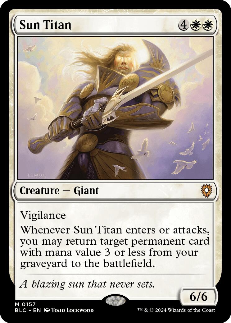 Sun Titan [Bloomburrow Commander] | Gamer Loot