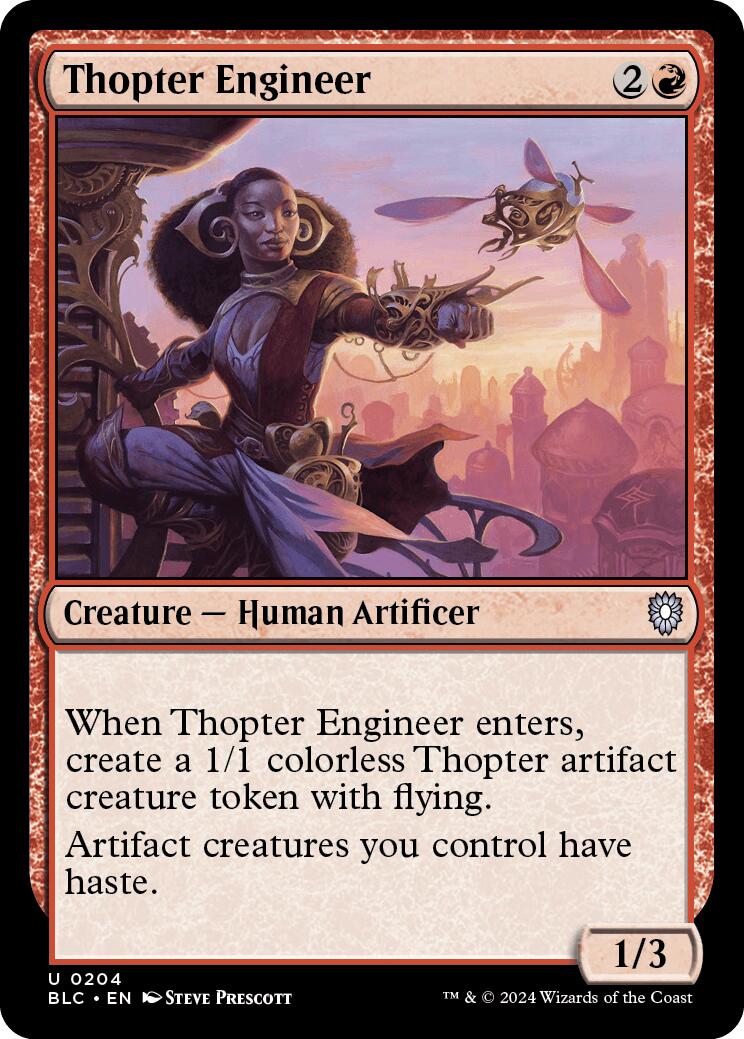 Thopter Engineer [Bloomburrow Commander] | Gamer Loot