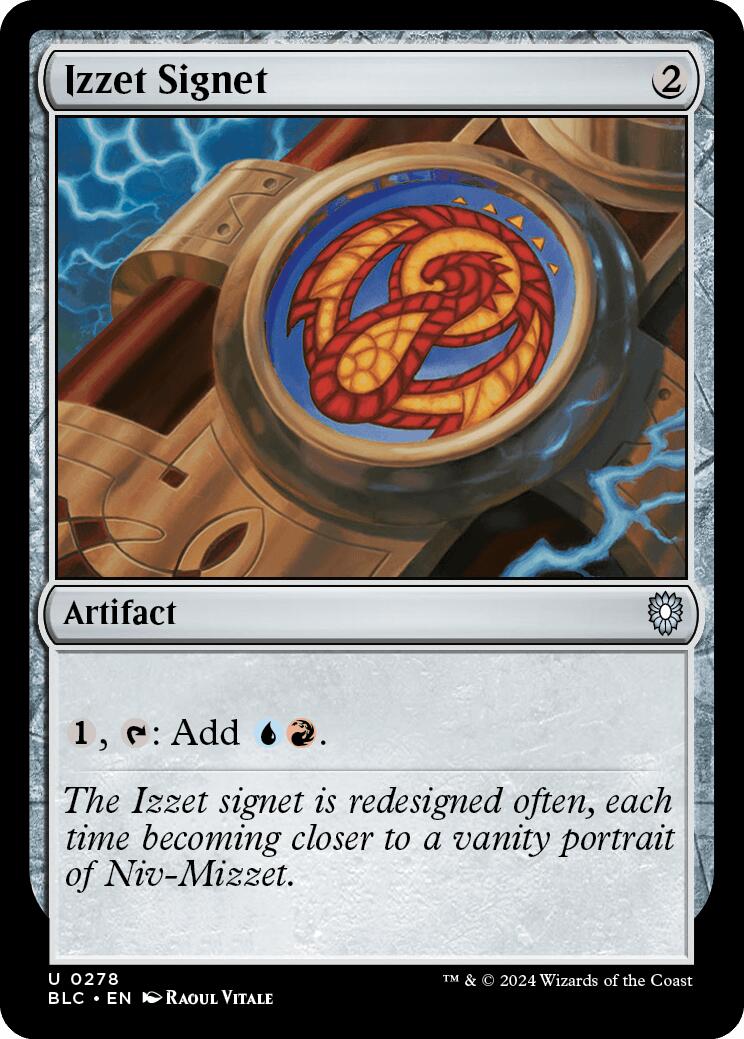 Izzet Signet [Bloomburrow Commander] | Gamer Loot