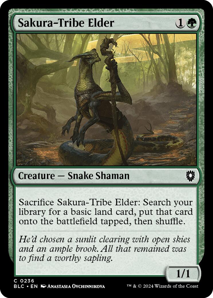 Sakura-Tribe Elder [Bloomburrow Commander] | Gamer Loot