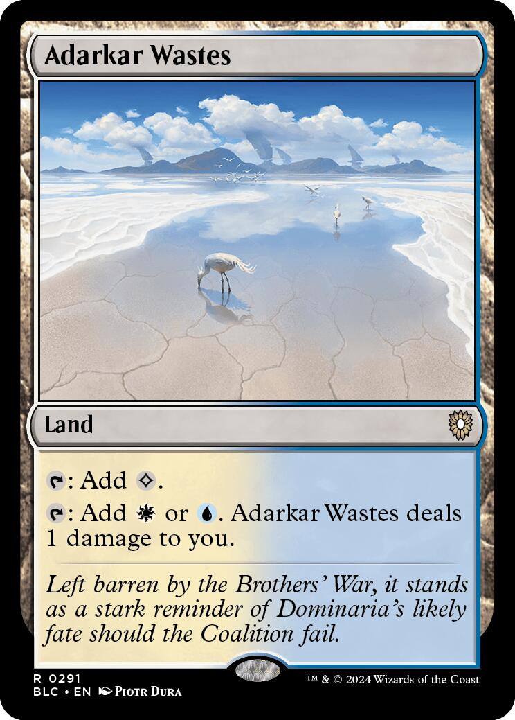 Adarkar Wastes [Bloomburrow Commander] | Gamer Loot