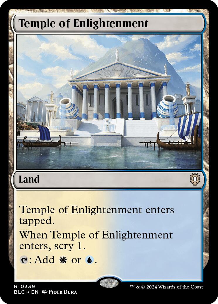 Temple of Enlightenment [Bloomburrow Commander] | Gamer Loot