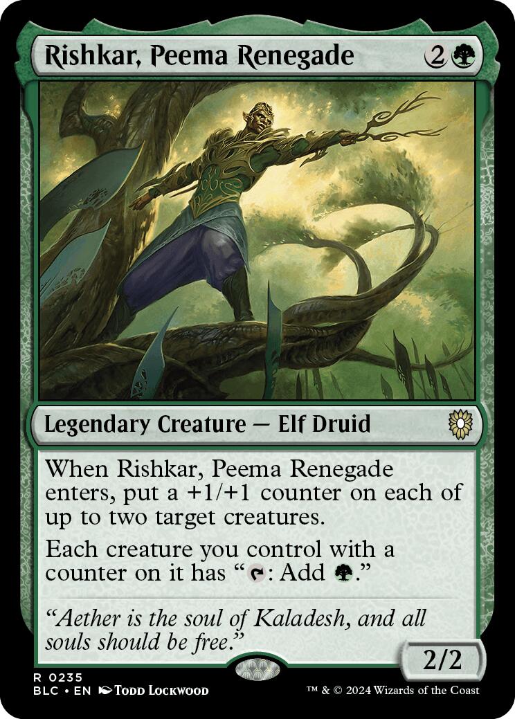 Rishkar, Peema Renegade [Bloomburrow Commander] | Gamer Loot