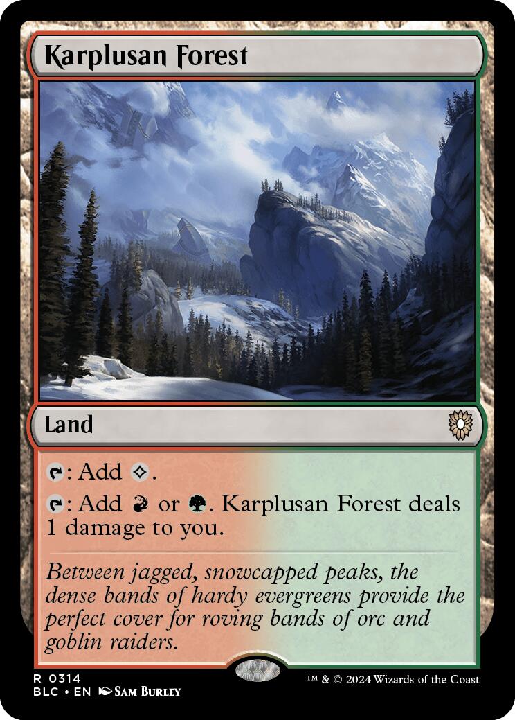 Karplusan Forest [Bloomburrow Commander] | Gamer Loot