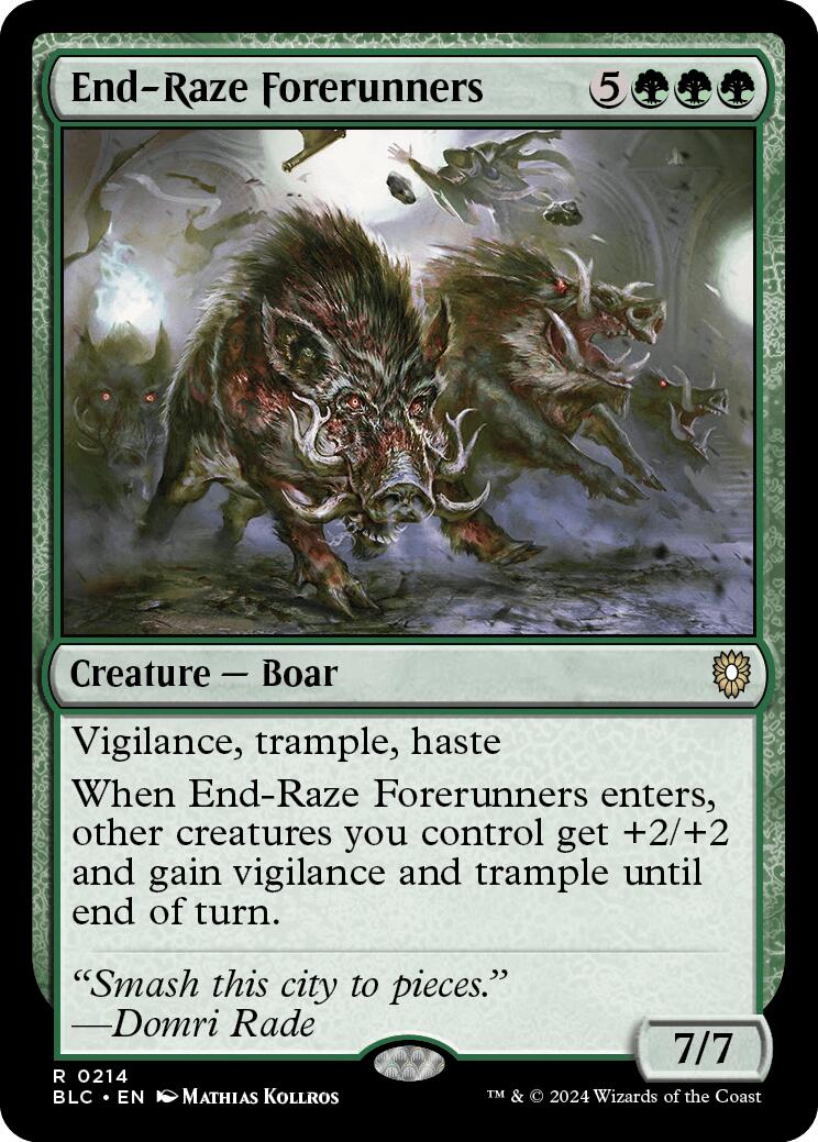 End-Raze Forerunners [Bloomburrow Commander] | Gamer Loot