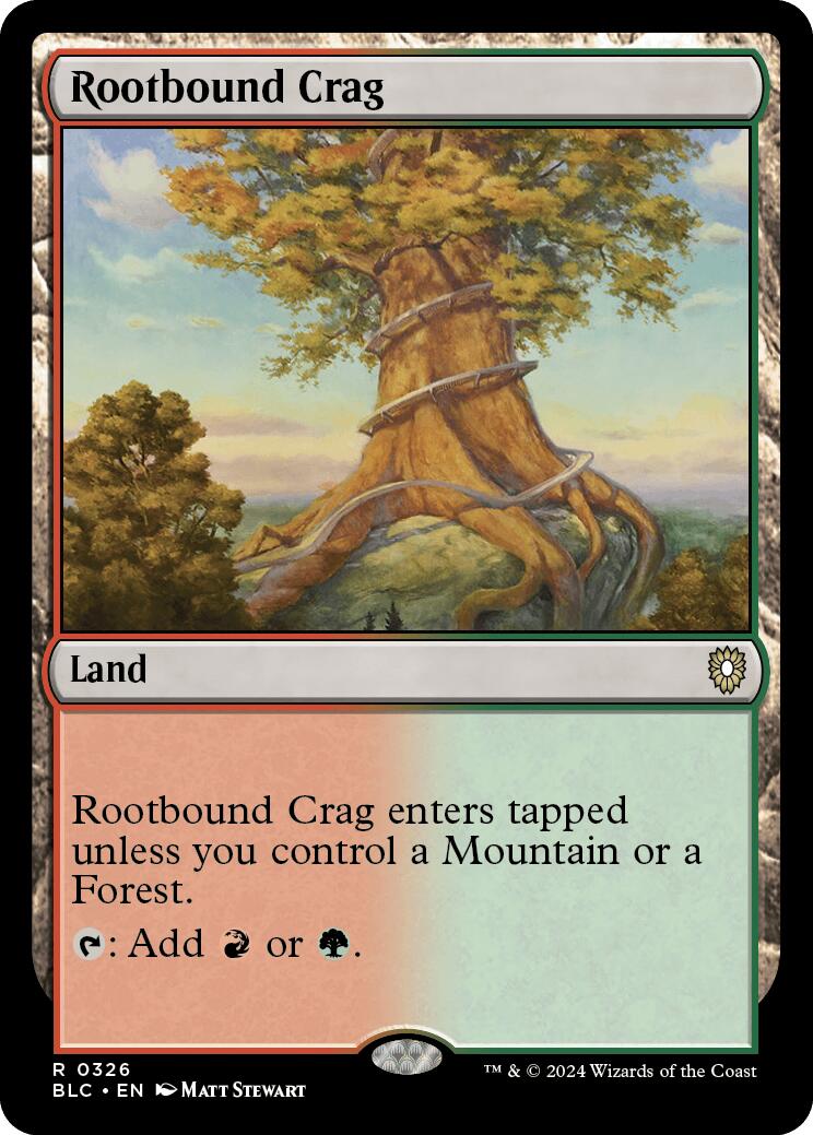 Rootbound Crag [Bloomburrow Commander] | Gamer Loot