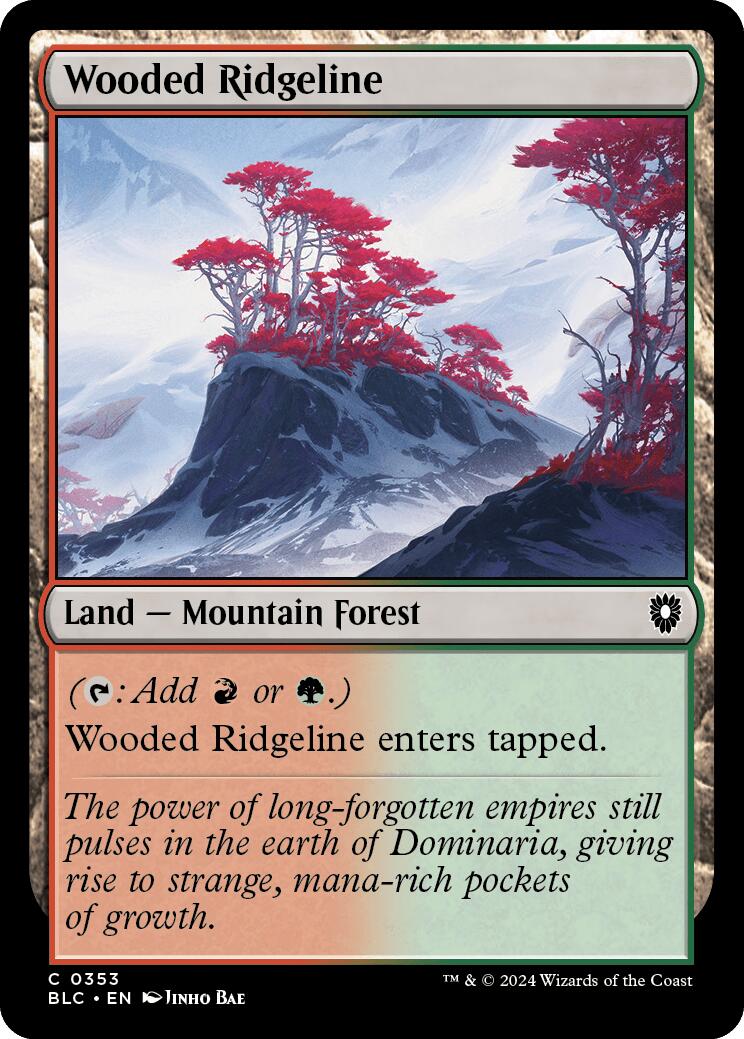 Wooded Ridgeline [Bloomburrow Commander] | Gamer Loot