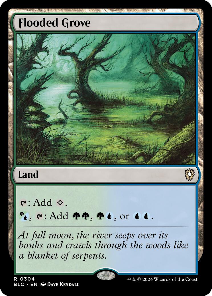 Flooded Grove [Bloomburrow Commander] | Gamer Loot