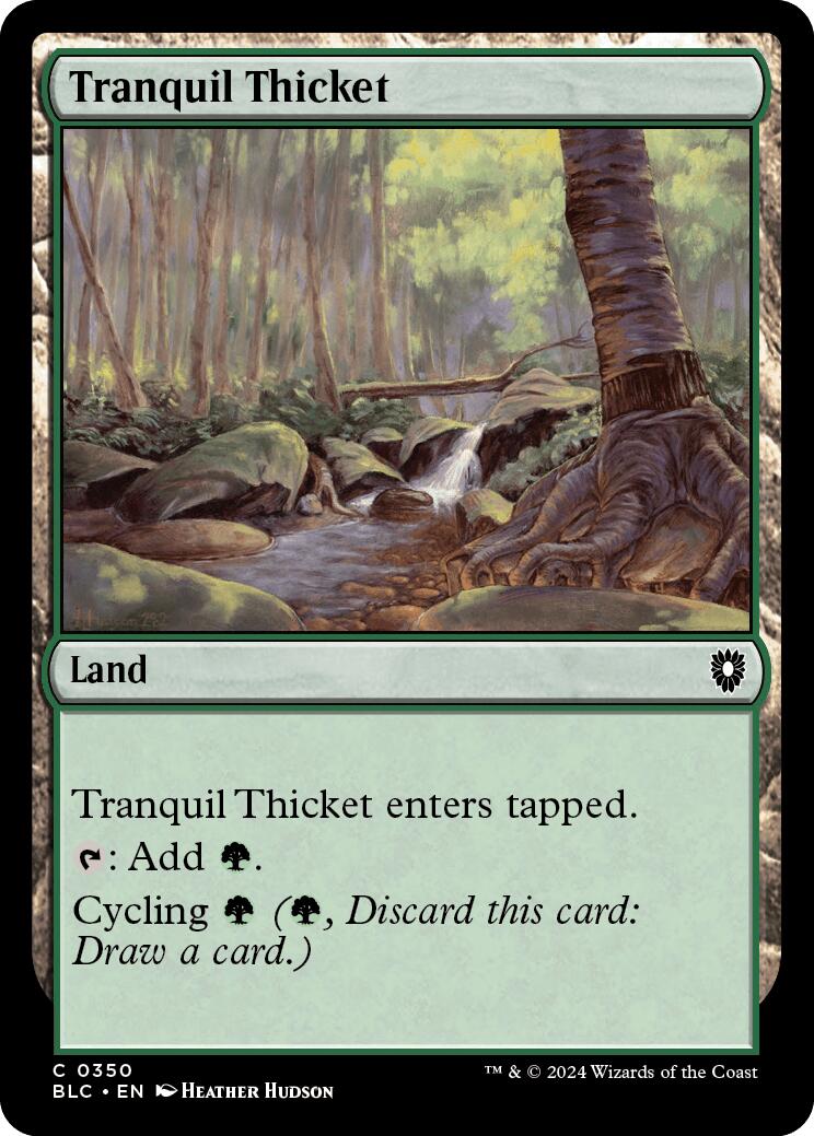 Tranquil Thicket [Bloomburrow Commander] | Gamer Loot