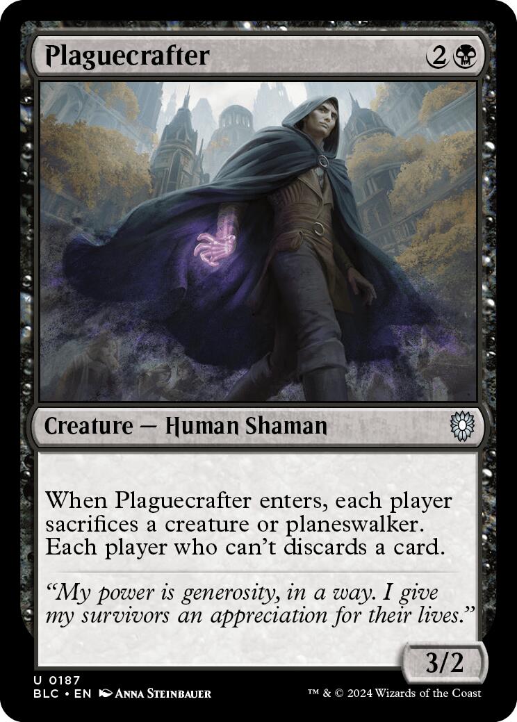 Plaguecrafter [Bloomburrow Commander] | Gamer Loot