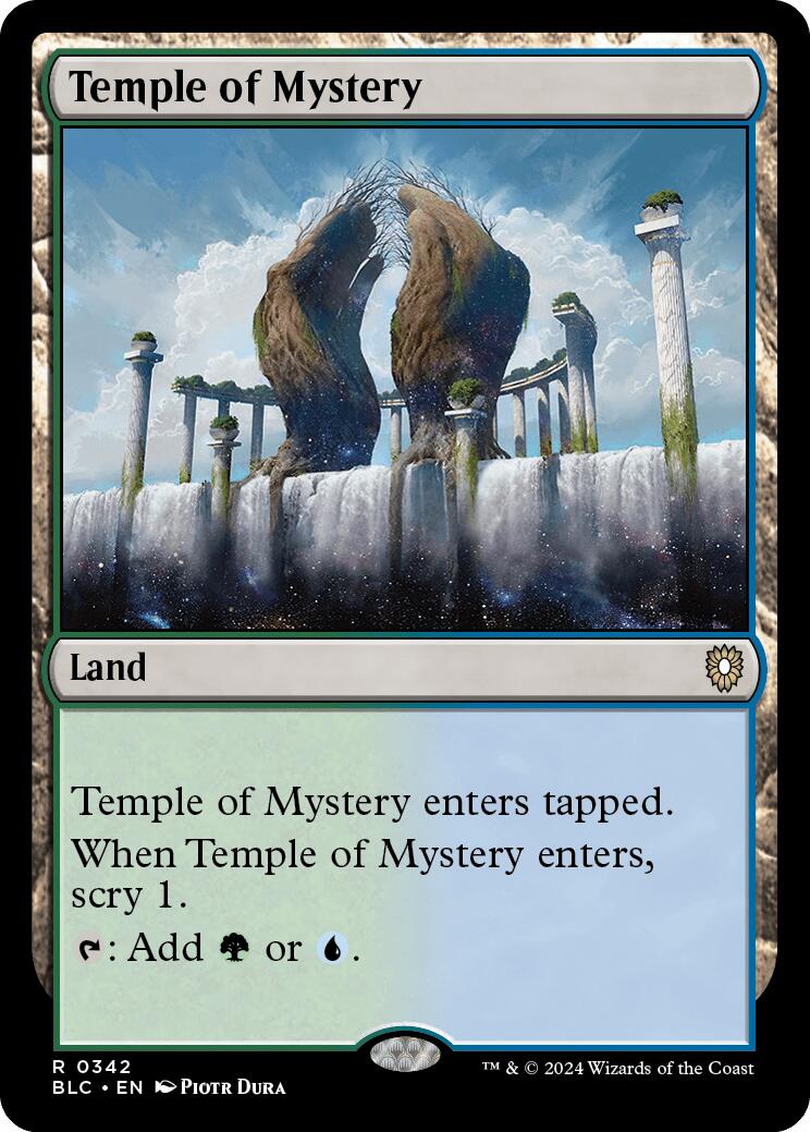 Temple of Mystery [Bloomburrow Commander] | Gamer Loot