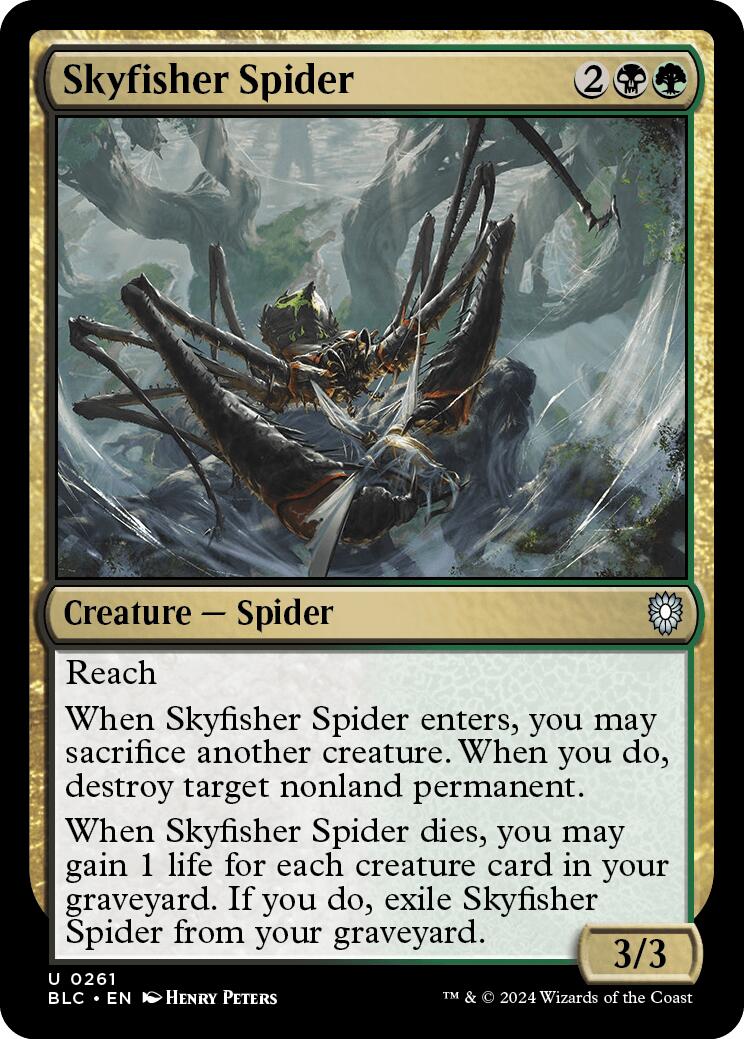 Skyfisher Spider [Bloomburrow Commander] | Gamer Loot