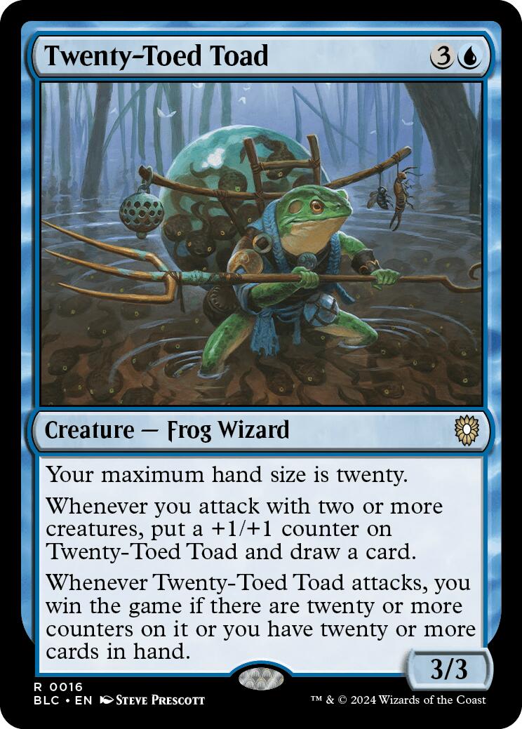 Twenty-Toed Toad [Bloomburrow Commander] | Gamer Loot