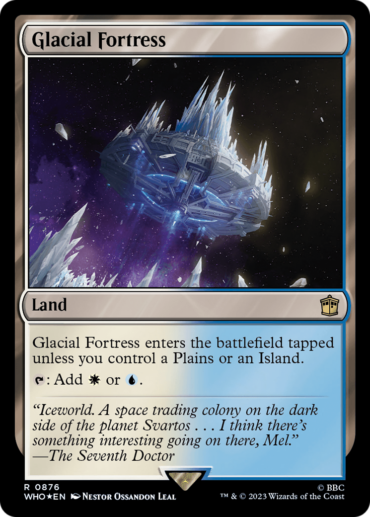 Glacial Fortress (Surge Foil) [Doctor Who] | Gamer Loot