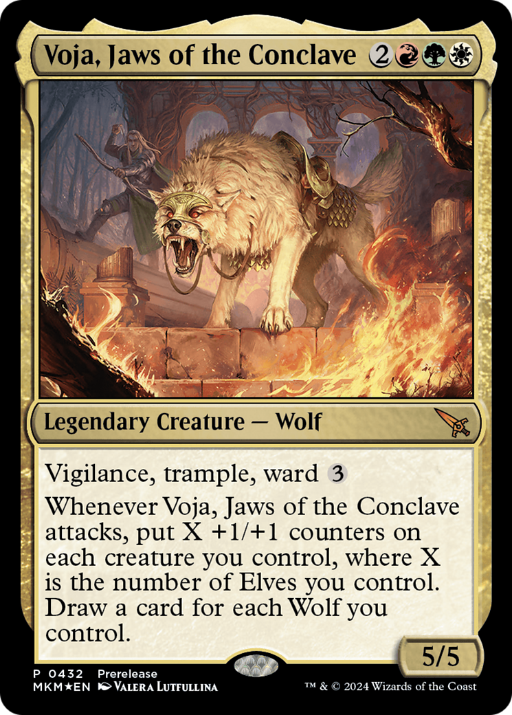 Voja, Jaws of the Conclave [Murders at Karlov Manor Prerelease Promos] | Gamer Loot